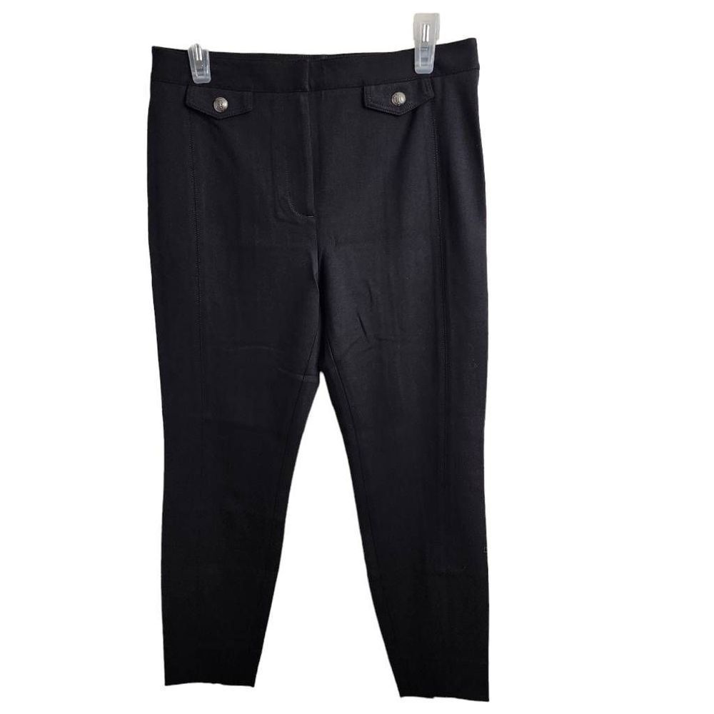 Talbots NWT Black Dress Pants Size 6P Thick Knit